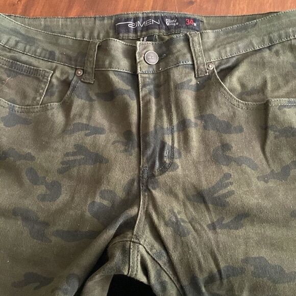 21 Men Slim Camo Slim Jean - Picture 3 of 4